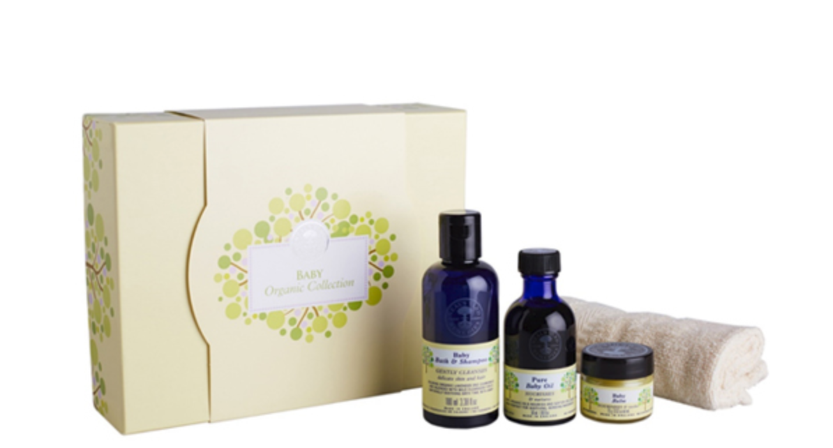 baby organic skin collection by Neal Yards from shop locally in Surrey