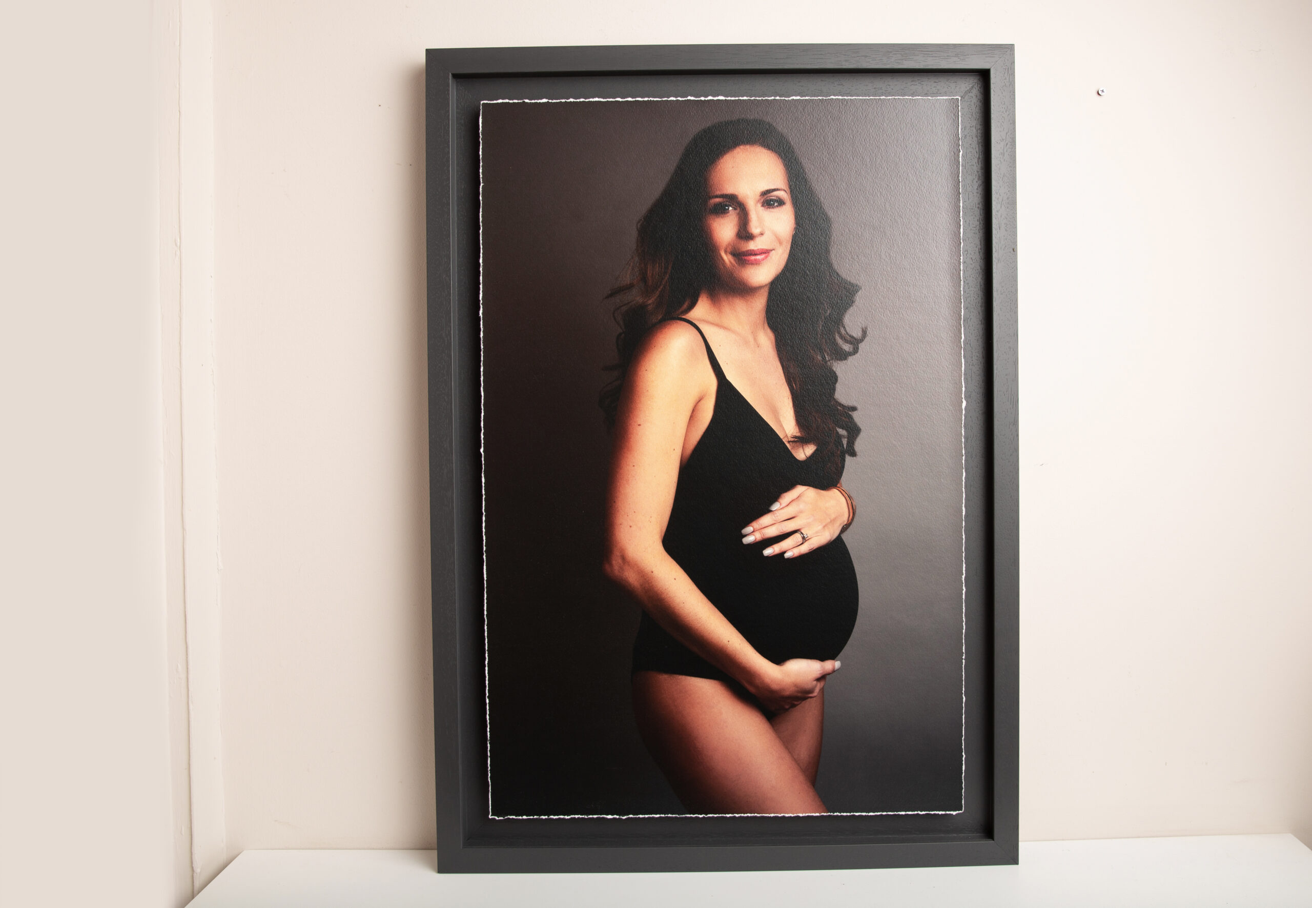 fine art print of a pregnant lady by Natalie Moss Photography